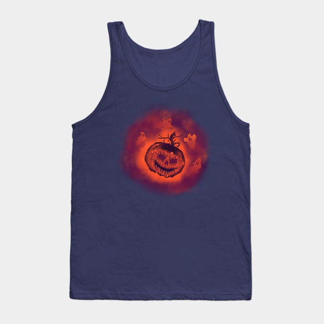 Evil Halloween Tank Top by InspirationColor